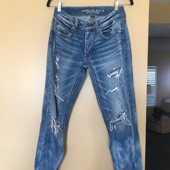 Ripped Boyfriend Jeans - Picture 2 of 4